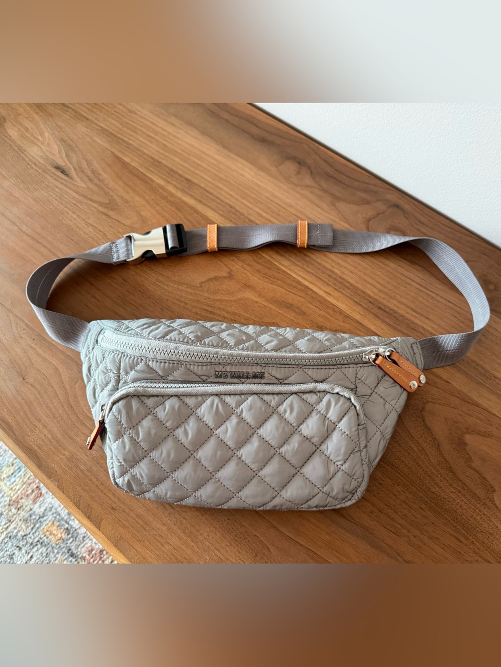 MZ Wallace Metro Sling Silver Reflective